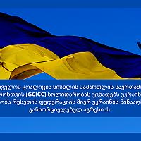 კოალიცია GCICC სოლიდარობას უცხადებს უკრაინელ ხალხს და გმობს რუსეთის ფედერაციის მიერ უკრაინის წინააღმდეგ განხორციელებულ აგრესიას