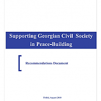 Supporting Georgian Civil Society in Peace-Building - Recommendations Document