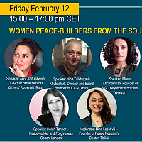 Women Peace-builders from the South Caucasus - join an interactive session on 12 February