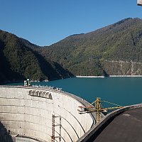 სამუშაო ვიზიტი ენგურჰესის კაშხალზე
